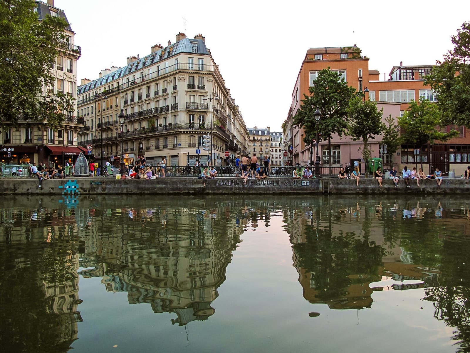 Canal Saint-Martin à Paris